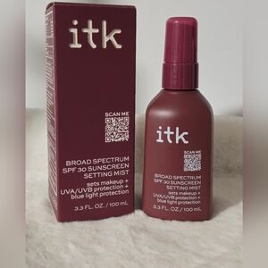 ITK in The Know Makeup Setting Mist With Spf30 Blue Light/UVA/UVB Protection